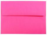 JAM Paper A7 (5 1/4 x 7 1/4) Paper Invitation Envelope - Brite Fuchsia Hot Pink