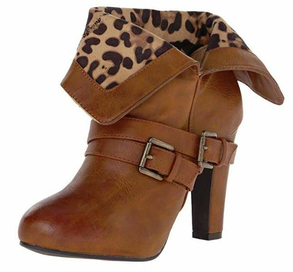 Dolce by Mojo Moxy Women's Dizzy Boot, Camel Brown, Size 6.5M