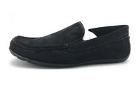 GBX Waco Suede Loafer Mocassin Slip On Casual Shoes 00558807 Black, 13 M US