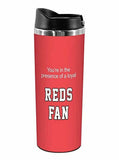 Tree-Free Greetings Reds Baseball Fan 18-8 Stainless Artful Tumbler, 14 Oz.