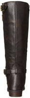Wild Pair Women's Everson Motorcycle Boot, Dark Brown, 8 M US