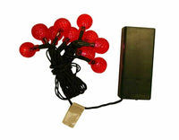 UltraLED Battery Operated Rasberry Twinkle Light String, Red, 3.5-Feet