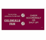 Tree-Free Greetings Colonials College Basketball Ceramic Mug with Handle, 15-Oz