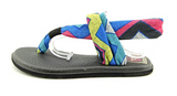 Sanuk Women's Yoga Sling 2 SWS10001 Flip Flop Yoga Mat Sandal, Multicolor, 7 M
