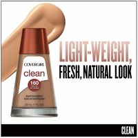 COVERGIRL Clean Makeup Foundation Classic Tan 160 30mL(1 fl oz)