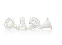 Evenflo Silicone Nipples Medium Flow 4-Pack - BPA Free - Baby Bottle Feeding