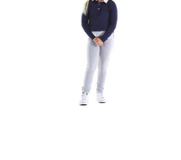 French Toast Girls' Heather Gray Basic Solid Stretch Leggings - US Youth 5