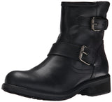 Steve Madden Women's Damiannn Boot, Black Leather, 6.5 M US