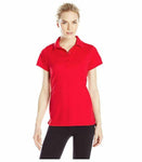 Champion Women's Double Dry Polo, Scarlet, X-Large