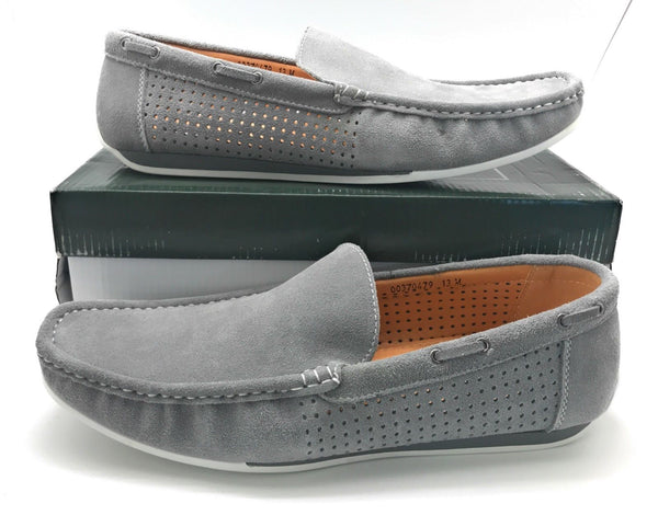 Masimo New York Men's Austin 2 Casual Slip On Loafer Shoes 370479 Grey, 13 M US