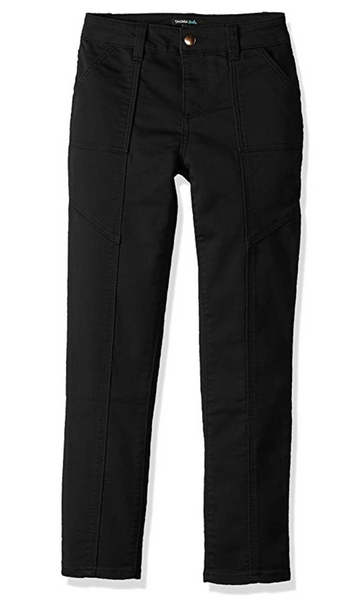 My Michelle Girls' Big Utility Bottoms with Pockets, Black, 16
