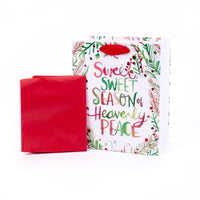 Hallmark Mahogany Holiday Medium Gift Bag with Tissue Paper (Heavenly Peace)