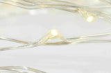 Tiny Lites Battery Operated Silver Wire Indoor LED Light String, Warm White, 6ft