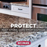 Weiman Granite Wipes - Cleans & Polishes All Solid Surface Countertops - 30 Ct.