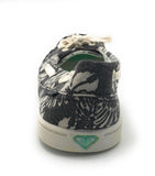 Roxy Womens Ahoy II Boat Shoe, Black/ White Flower Print, 7.5 M US