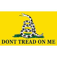 Dont Tread On Me Flag, Yellow, 2 by 3 ft