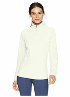 White Sierra Alpha Beta Quarter Zip II, Milky White, Small