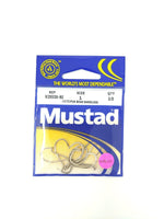 Mustad 92553X-NI Reversed Point Turned Up Eye Octopus/Beak Hook (Pack of 10)
