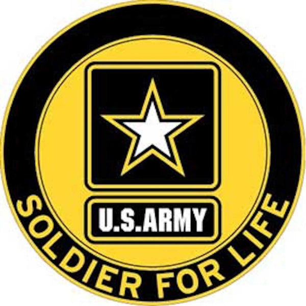 US Army Soldier For Life Magnet, 3-1/8