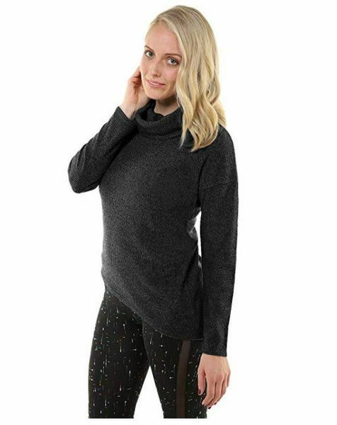 Soybu Womens Serene Sweater, Black, Medium