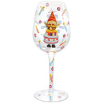 Westland Giftware 9-Inch Happy Birthday Wine Glass, 15-Ounce