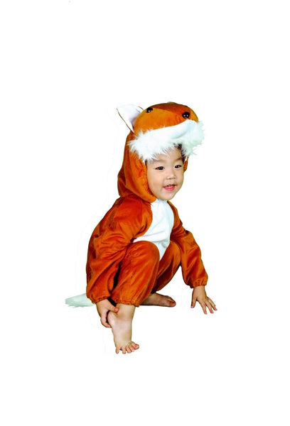 RoarSoar Pretend Play Fox Costume (Age 7 to 8 Years), Large, One Color