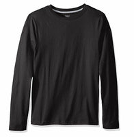 French Toast - Men's Long Sleeve Crewneck Tee - Charcoal Heather Gray - Medium