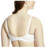 Royce Women's Charlotte Wire-Free Cotton-Lined Nursing Bra, White, 40G