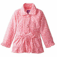 Pink Platinum Little Girls' Toddler Tonal Leopard Jacket, Pink, 2T