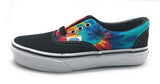 Vans Kid's Era Skate Shoe Sneaker Black Rainbow Tie Dye 3 US Little Kid