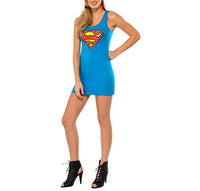 Rubie's Costume Co Women's DC Superheroes Supergirl Hooded Tank Dress MEDIUM