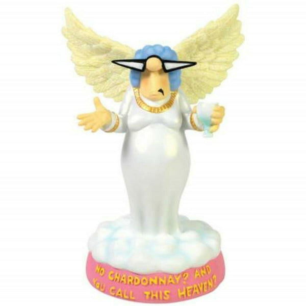 WL SS-WL-21356, 6 Inch Heavenly Angel Grandma Figurine with No Chardonnay, 6"