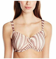 Amoena Women's Jane Padded Molded Foam Cup Wire-Free Bra, Animal Print, 32A