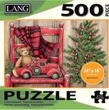 LANG - 500 Piece Jigsaw Puzzle - "Christmas Teddy"