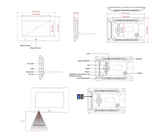 NIX 7 Inch Hu-Motion Digital Photo Frame - X07E, Motion Sensor for Auto On/Off