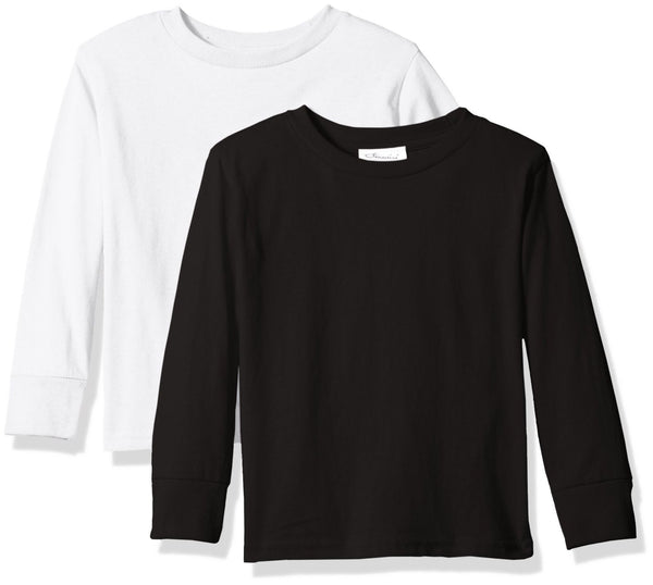 Clementine Baby Girls' Little Boys' Everyday Toddler Long Sleeve T-Shirts Cre...