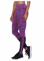 TLF Apparel Women's Workout Ryder Legging Pants, Sangria Space-Dye, X-Small