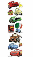 Disney/Pixar Cars Slims Dimensional Stickers, 9 Sheet Pack