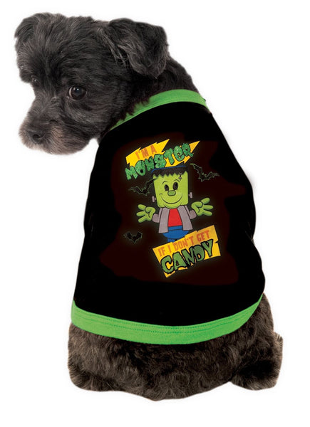 Rubie's Lil Monster If I Don't Get Candy T-Shirt Dog Costume, Large