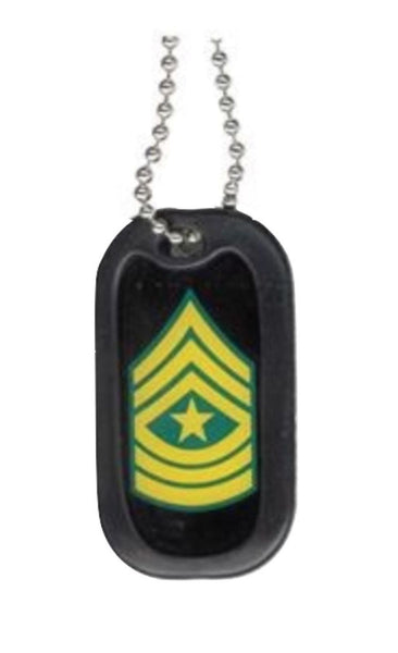U.S. Army Sergeant Major Dog Tag Necklace / Keychain