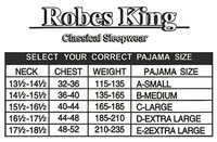 RK Classical Sleepwear Men’s Broadcloth Woven Pajama Set, Large