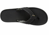 Freewaters Men's Logan Flip Flop Sandal, Black/Grey, 7 M US