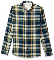 Lucky Brand Men's Casual Long Sleeve Plaid Ballona Button Down Shirt in Multi...