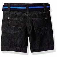 LEE Boys' Belted Denim Short, Black, 18M