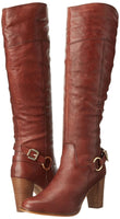 Diba Women's City Glaze Engineer Boot,Brown,11 M US