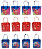 Sesame Street Elmo Party Favor Plastic Goodie Gift Bag - 6" Small Size 12 Bags