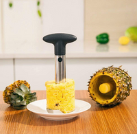 Pinapple Corer Stainless Steel Pineapple Slicer, Peeler, Cutter, and De-corer