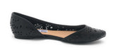 Madden Girl Women's ILLUSIVE Slip On Flats w/Cut Outs, Black, 8.5 M - New In Box