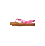 Roxy Girl TW Cabo Slingback Sandals (Brown/Hot Pink) - US Toddler Size 9