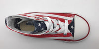 Converse Kids Chuck Taylor All High Tops Star White/Red/Blue Patriotic, Size 10